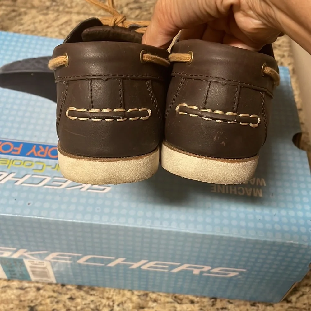 Sonoma Brown and Tan Boat Shoes